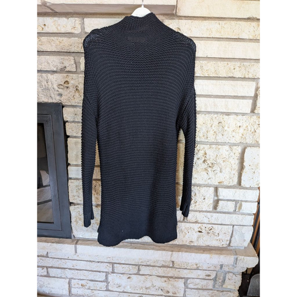 Women's Banana Republic Black Textured Cowl Neck Sweater Size S - Picture 3 of 3